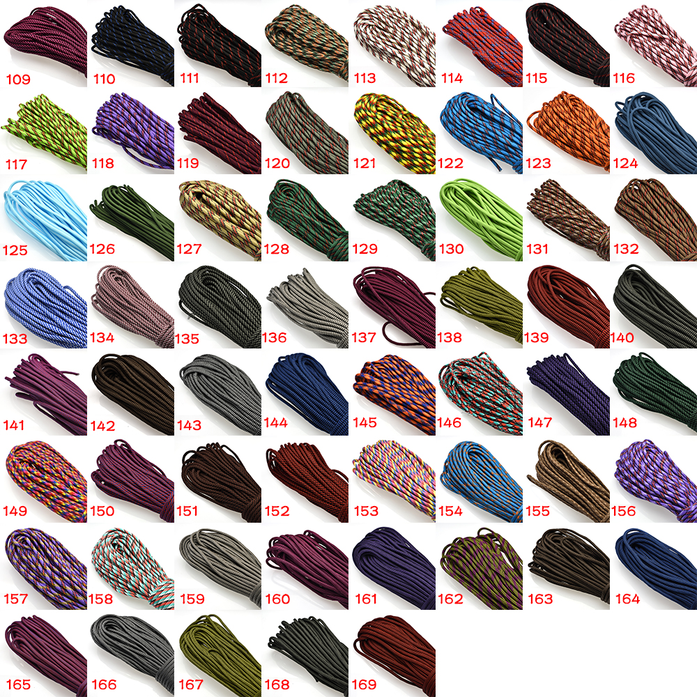 Paracord 550 Feet - 1pcs 100FT 40 Colors 550 Paracord