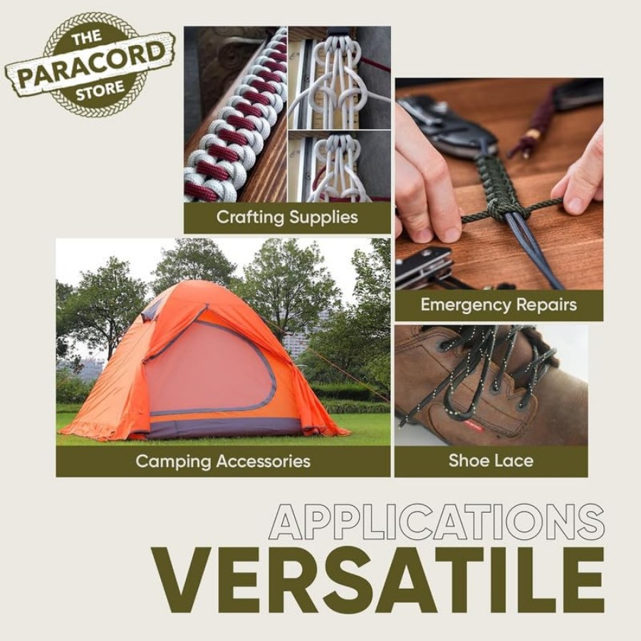 Type III 550 Paracord - 50 Fee - Paracord 550 Feet avis et prix