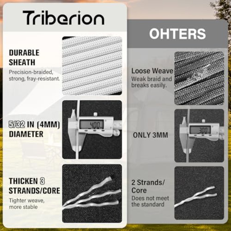 Paracord Rope 550 lb - 50 Feet - Paracord 550 Feet avis et prix