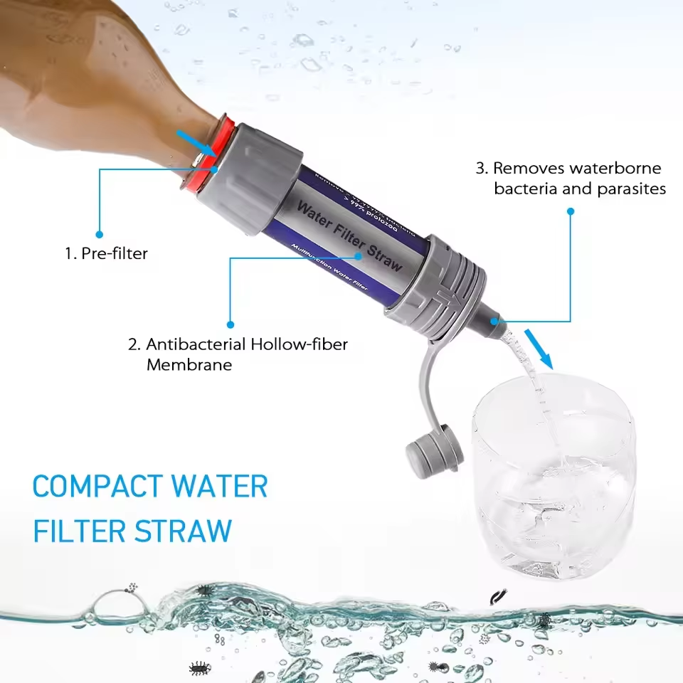 Outdoor Portable Water Filter  - Water Filter Straw avis et prix