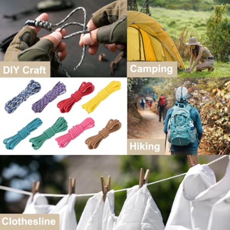 Outdoor camping tent gear: 4mm - Paracord 550 Feet avis et prix