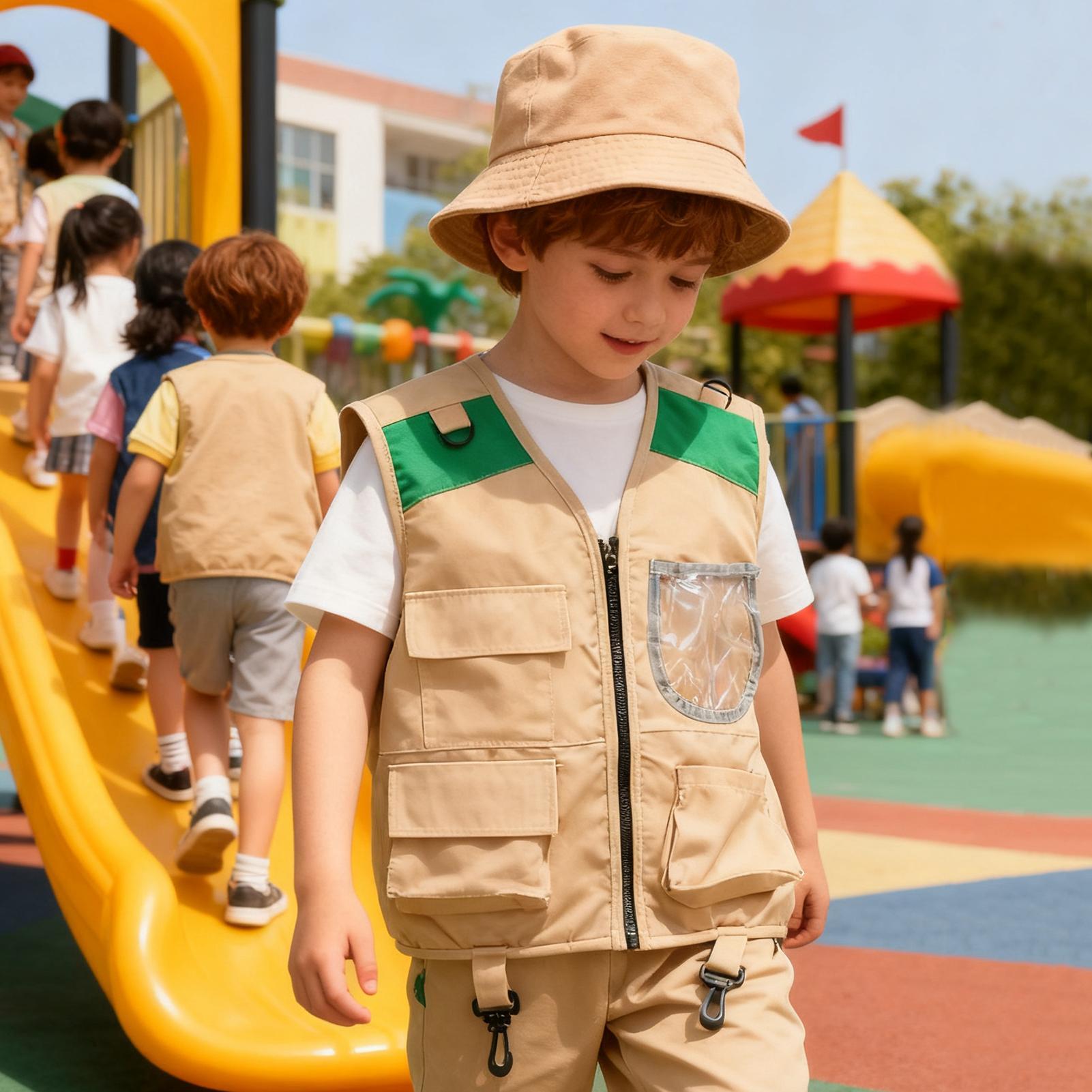 Kids Explorer hat and vest Cos - Outdoor Adventure Outfit avis et prix