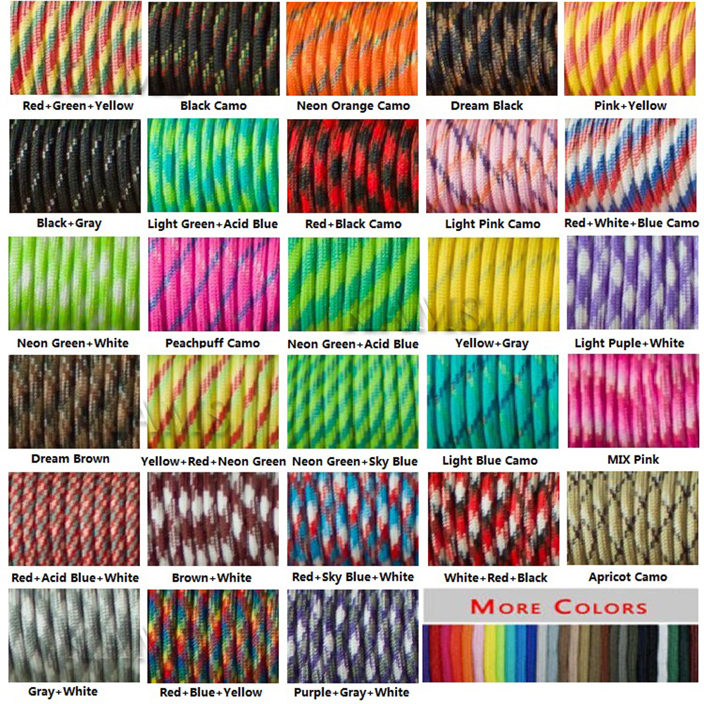 1pcs 550 Paracord Parachute Co - Paracord 550 Feet avis et prix