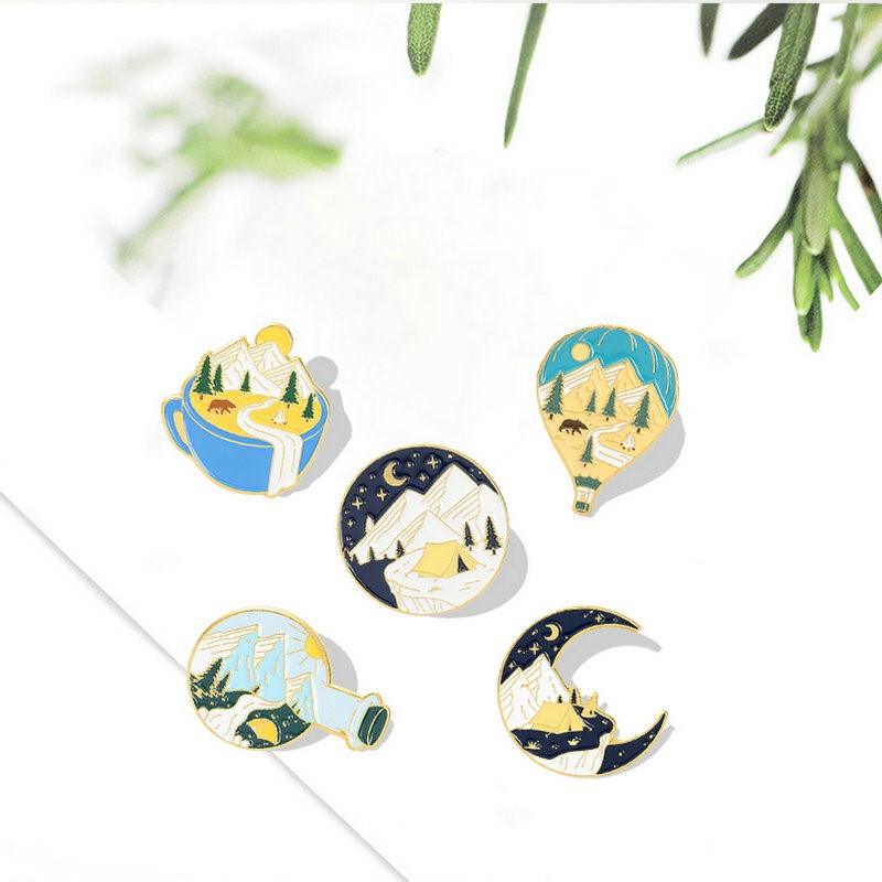 Camping Adventure Enamel Pins  - Outdoor Adventure Gifts avis et prix
