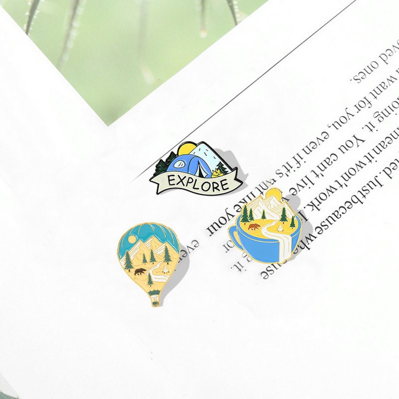 Camping Adventure Enamel Pins  - Outdoor Adventure Gifts avis et prix