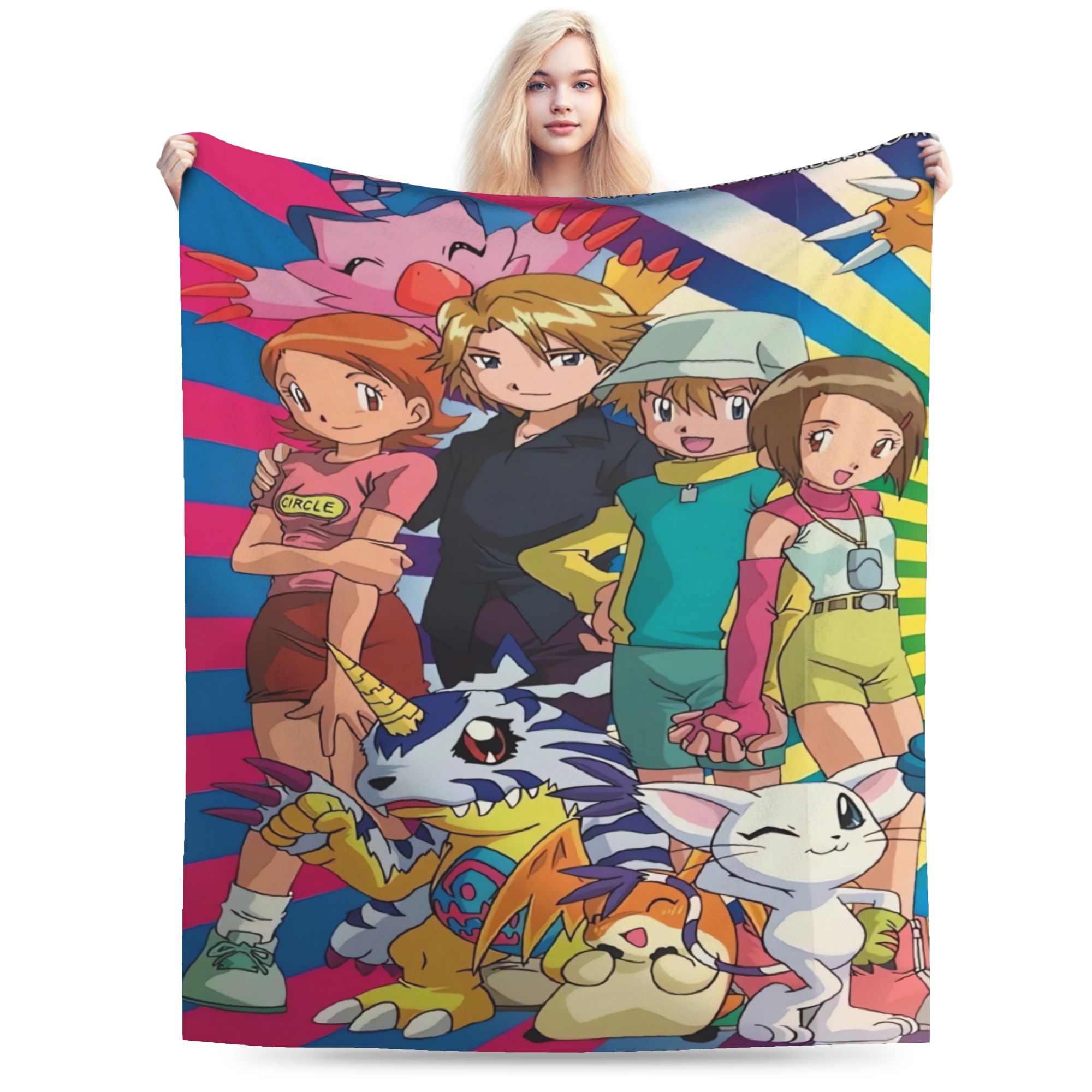Digimon Adventure  Blankets Qu - Outdoor Adventure Girl avis et prix