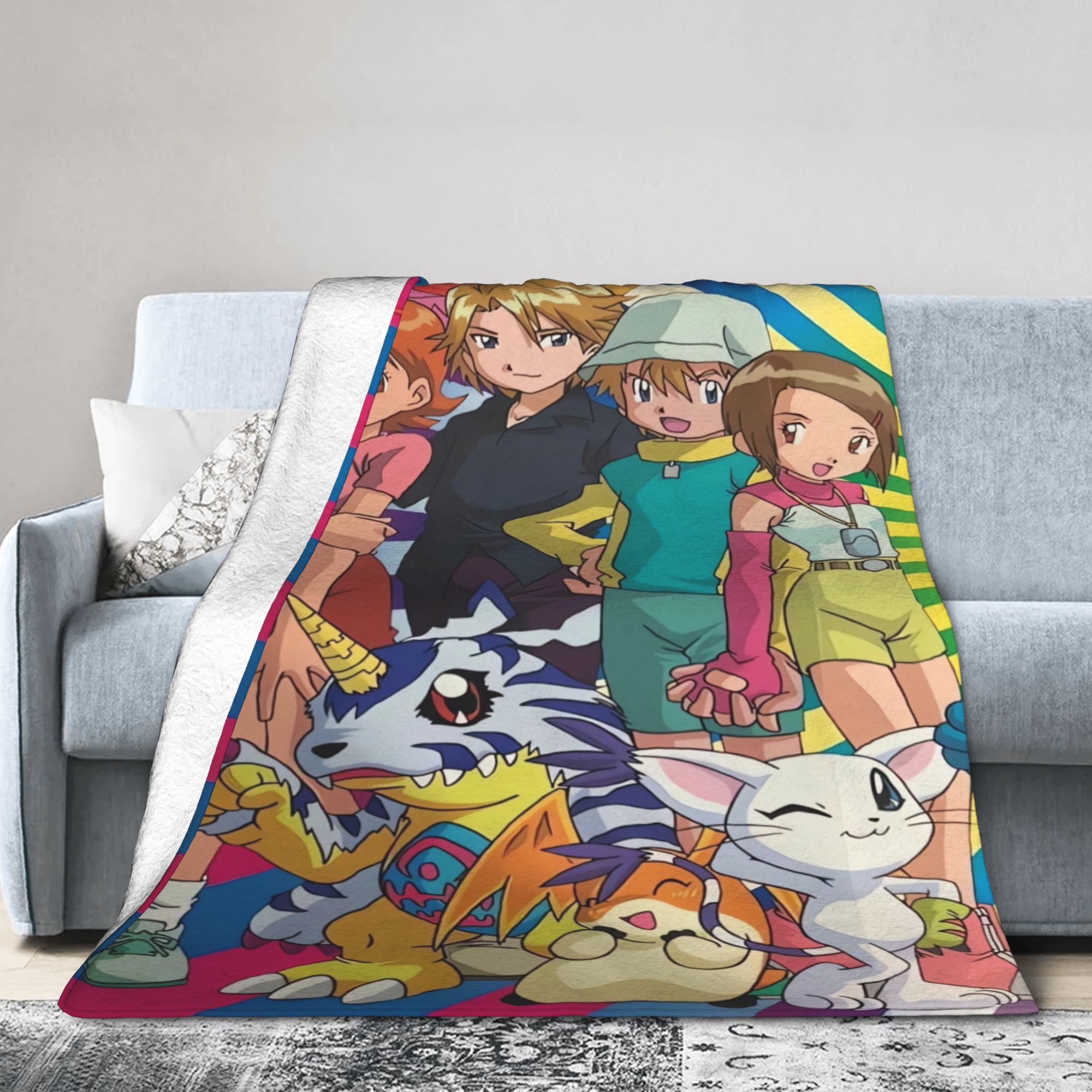 Digimon Adventure  Blankets Qu - Outdoor Adventure Girl avis et prix
