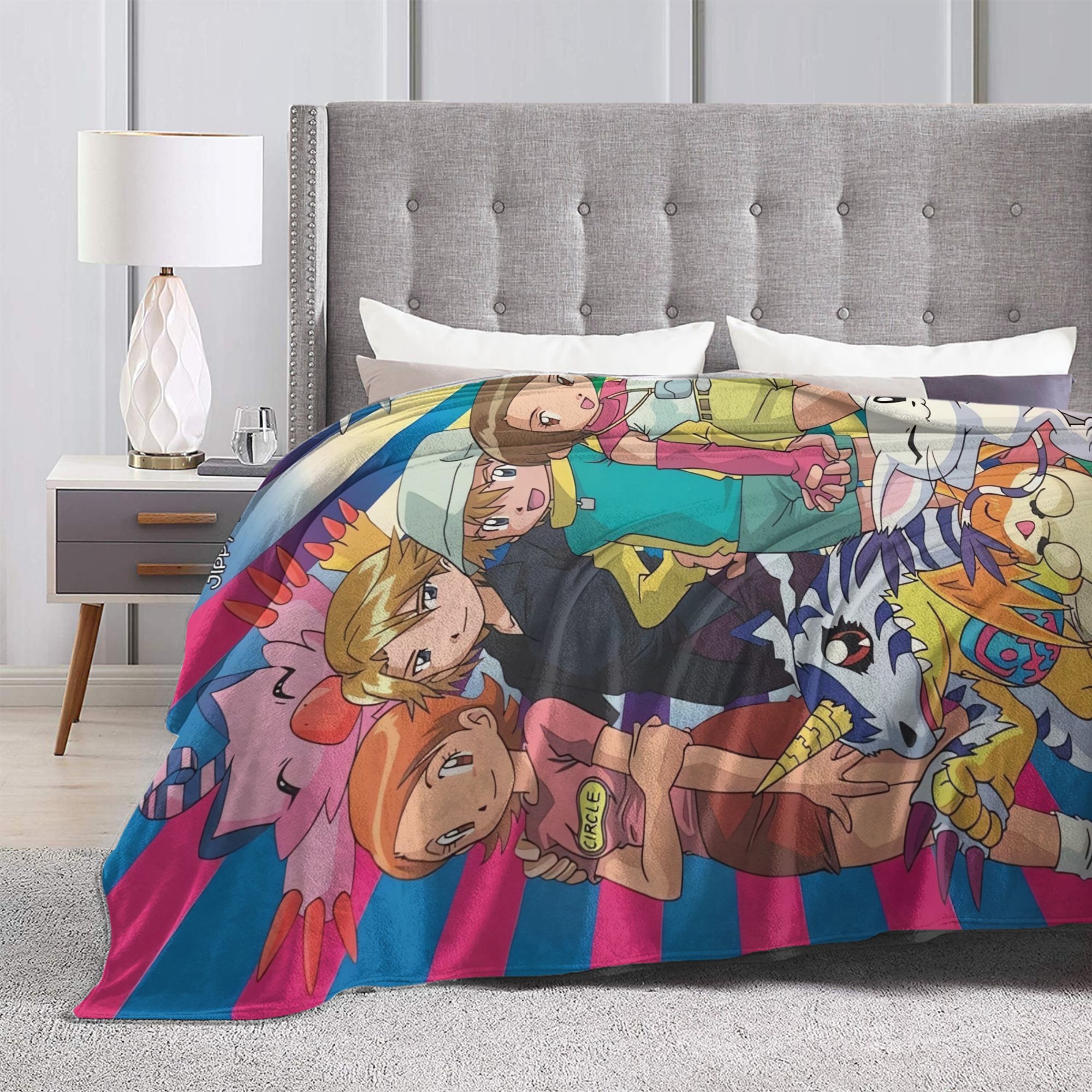 Digimon Adventure  Blankets Qu - Outdoor Adventure Girl avis et prix