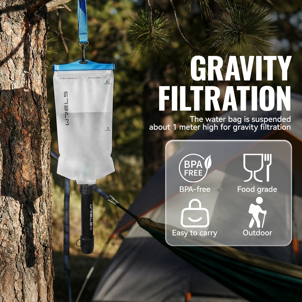 WRELS Backpacking Water Filter - Water Filter Straw avis et prix