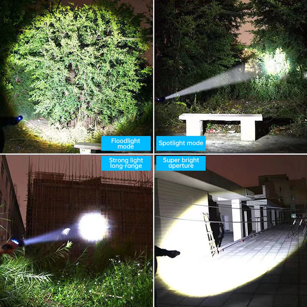 LED Work Flashlight Rechargeab - Outdoor Adventure Jobs avis et prix