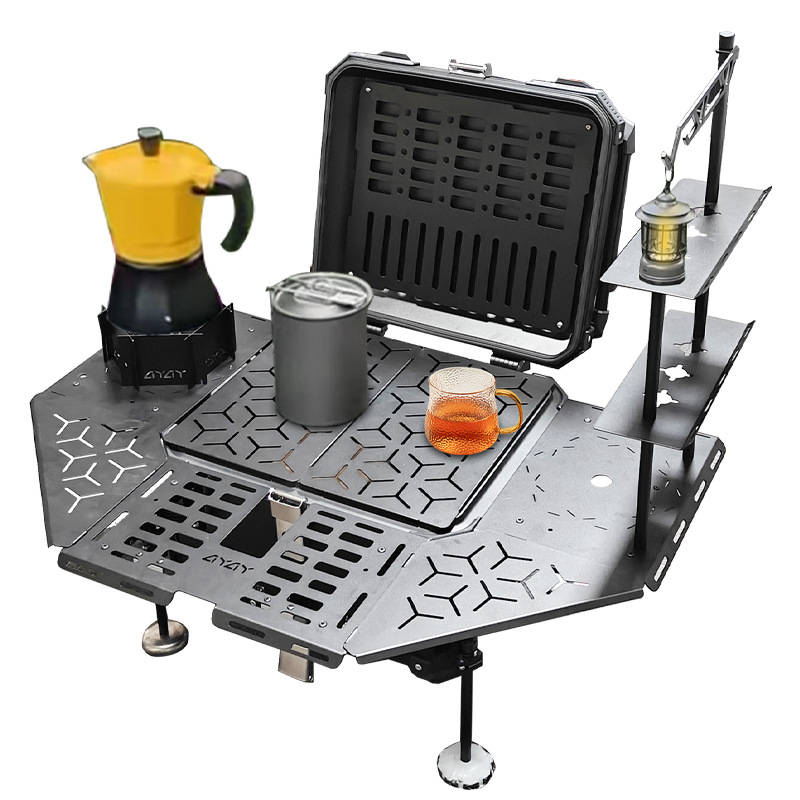 Multi-functional Aluminum Allo - Outdoor Adventure Table With Storage avis et prix