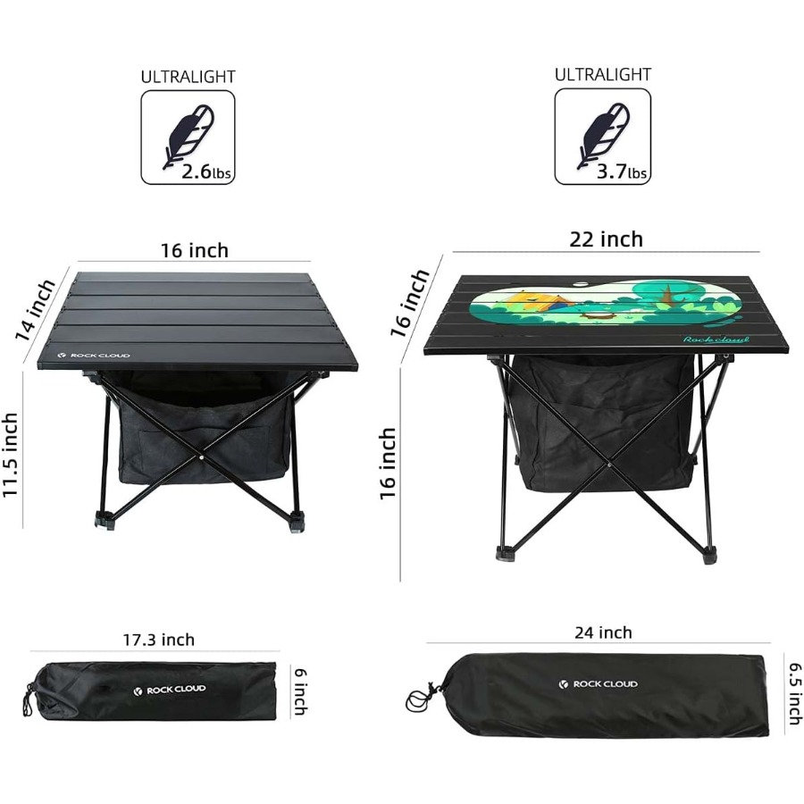 Ultralight Aluminum Portable C - Outdoor Adventure Table With Storage avis et prix