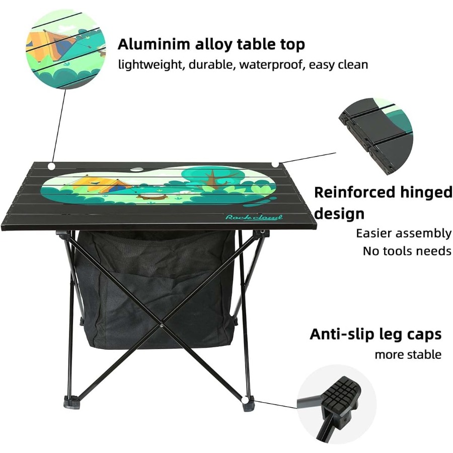 Ultralight Aluminum Portable C - Outdoor Adventure Table With Storage avis et prix