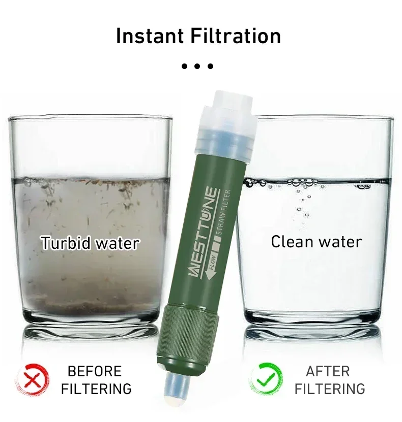 Westtune Outdoor Mini Camping  - Water Filter Straw avis et prix
