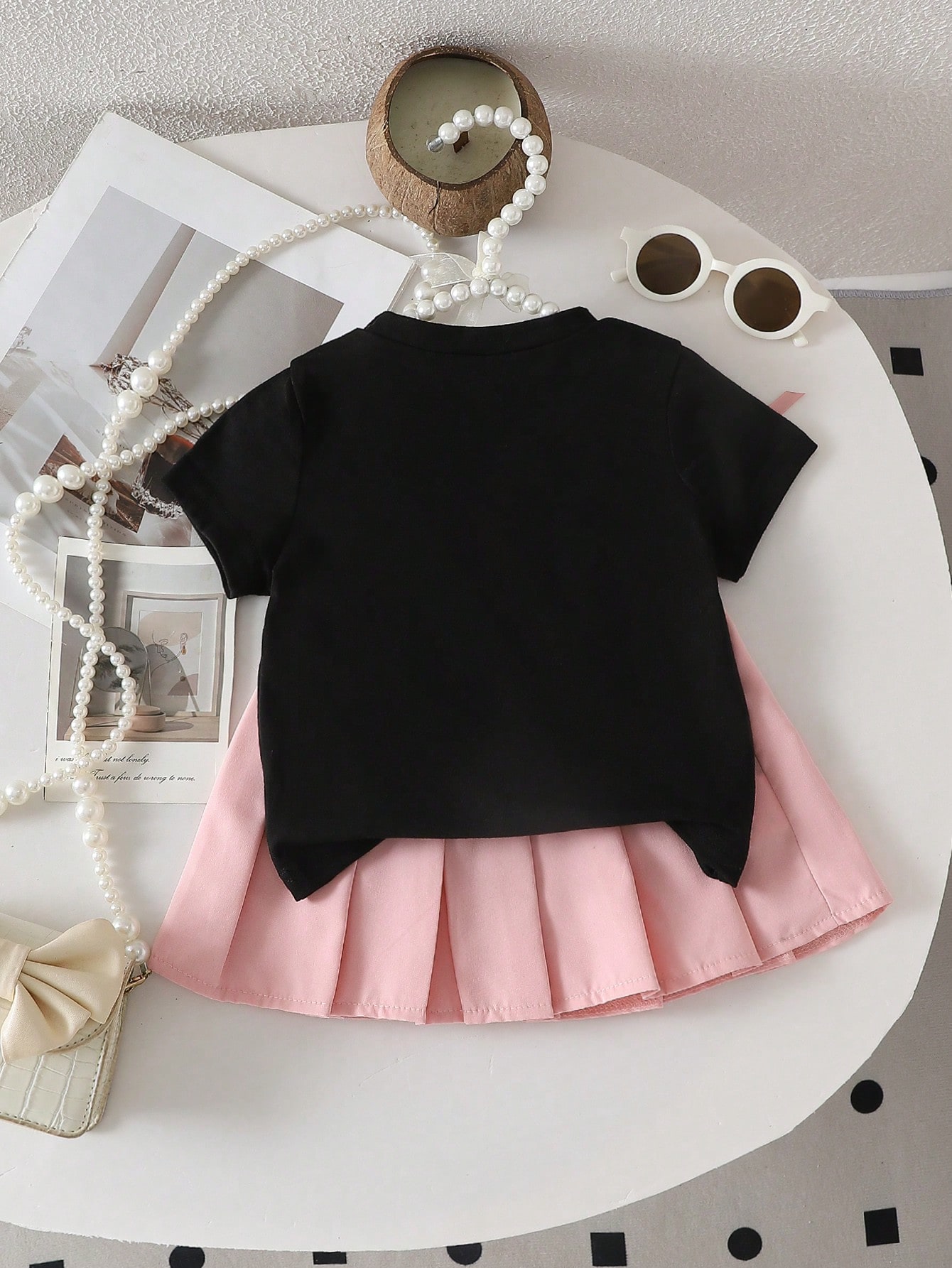 Two-piece baby girl 3D bow cas - Outdoor Adventure Girl avis et prix