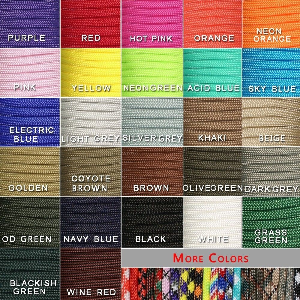 1pcs 550 Paracord Parachute Co - Paracord 550 Feet avis et prix