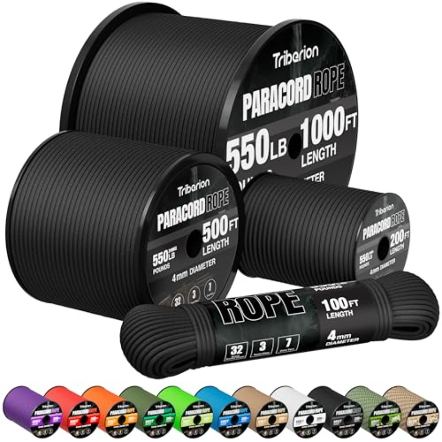 Paracord Rope 550 lb - 50 Feet - Paracord 550 Feet avis et prix