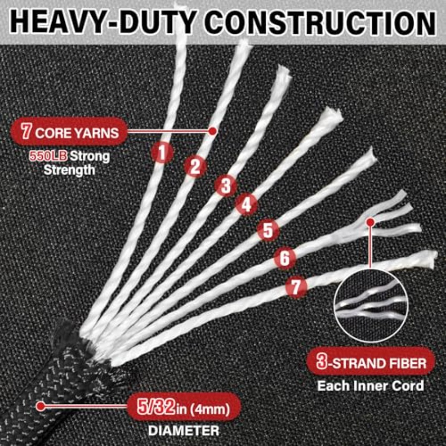 Paracord Rope 550 lb - 50 Feet - Paracord 550 Feet avis et prix