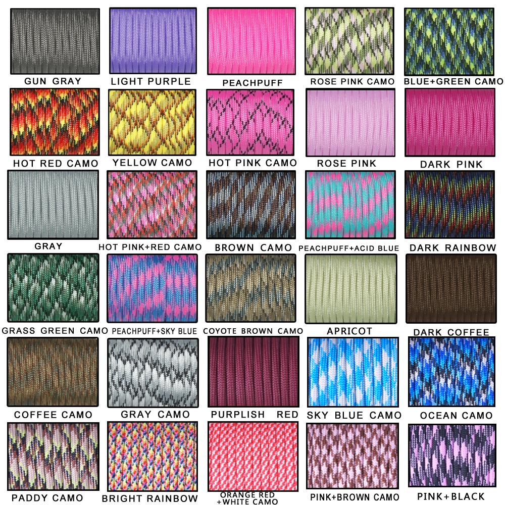 1PCS 550 Paracord Parachute Co - Paracord 550 Feet avis et prix