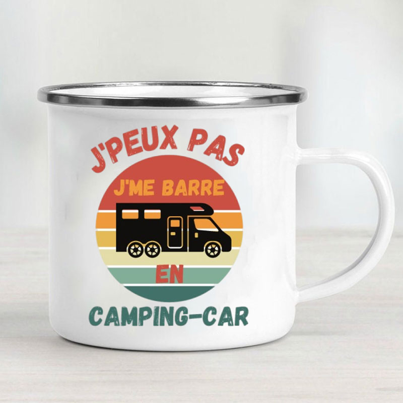 Camping Car Enamel Mug Adventu - Outdoor Adventure Gifts avis et prix