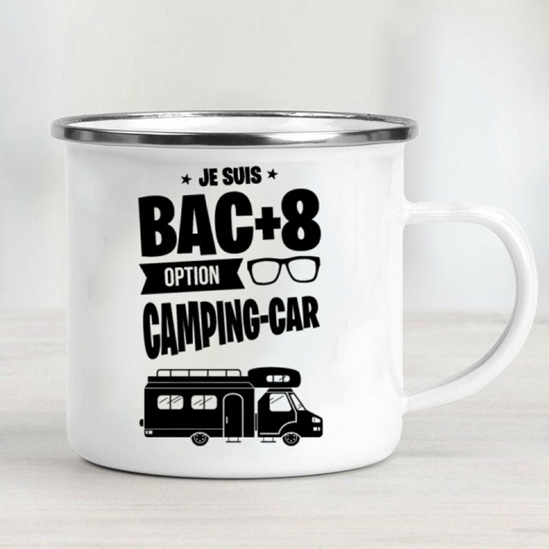 Camping Car Enamel Mug Adventu - Outdoor Adventure Gifts avis et prix