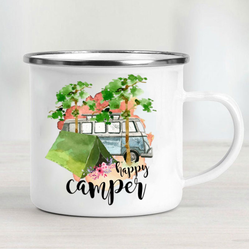 Camping Car Enamel Mug Adventu - Outdoor Adventure Gifts avis et prix