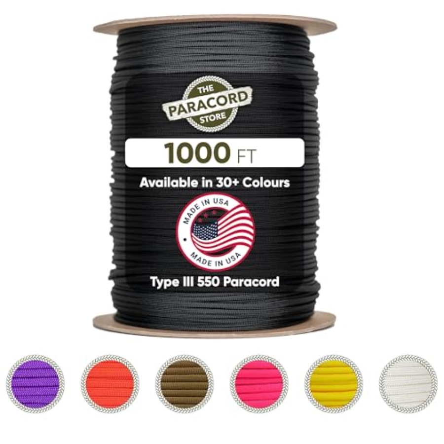 Type III 550 Paracord - 1000 F - Paracord 550 Feet avis et prix