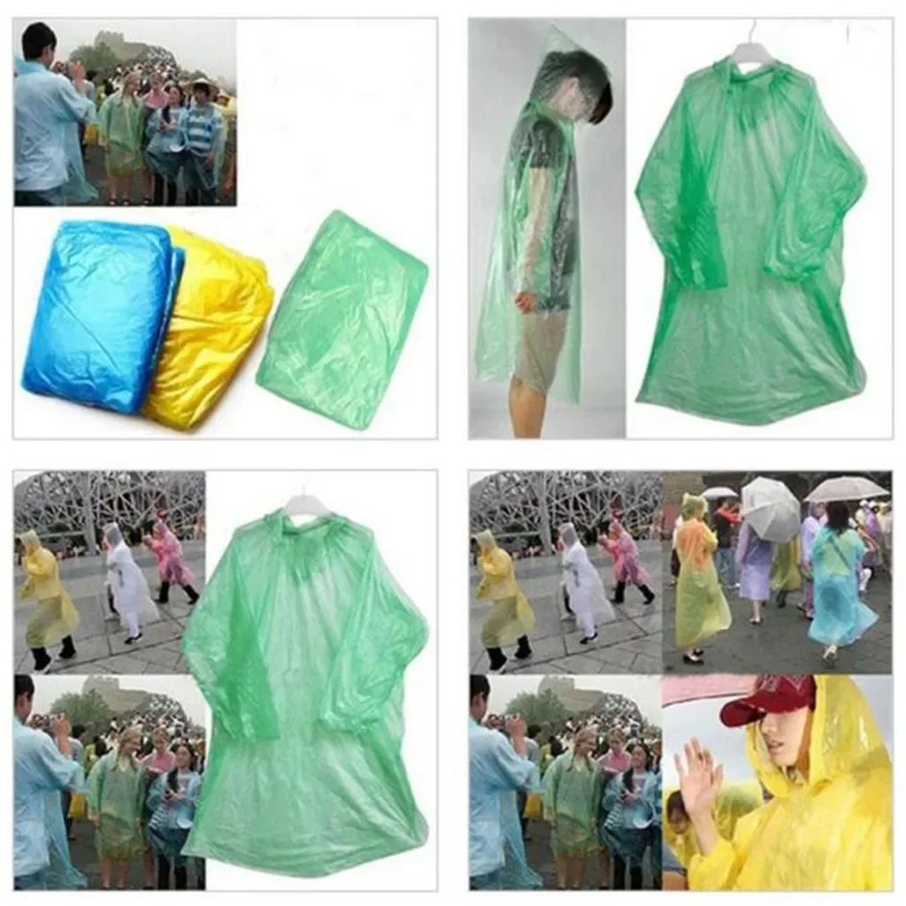 5/10PC Disposable Raincoat Adu - Outdoor Adventure Girl avis et prix