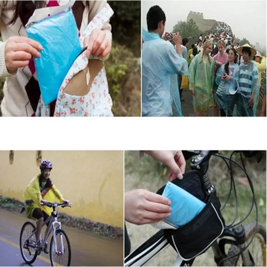 5/10PC Disposable Raincoat Adu - Outdoor Adventure Girl avis et prix