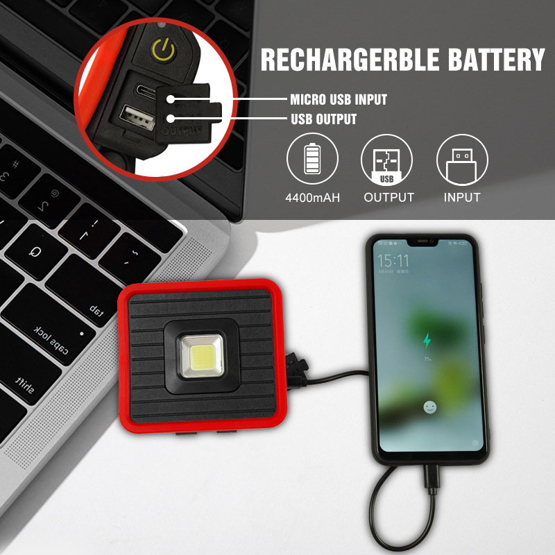Portable LED Work Light USB Re - Outdoor Adventure Jobs avis et prix
